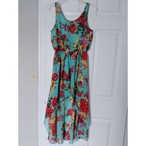 Bright floral print dress
